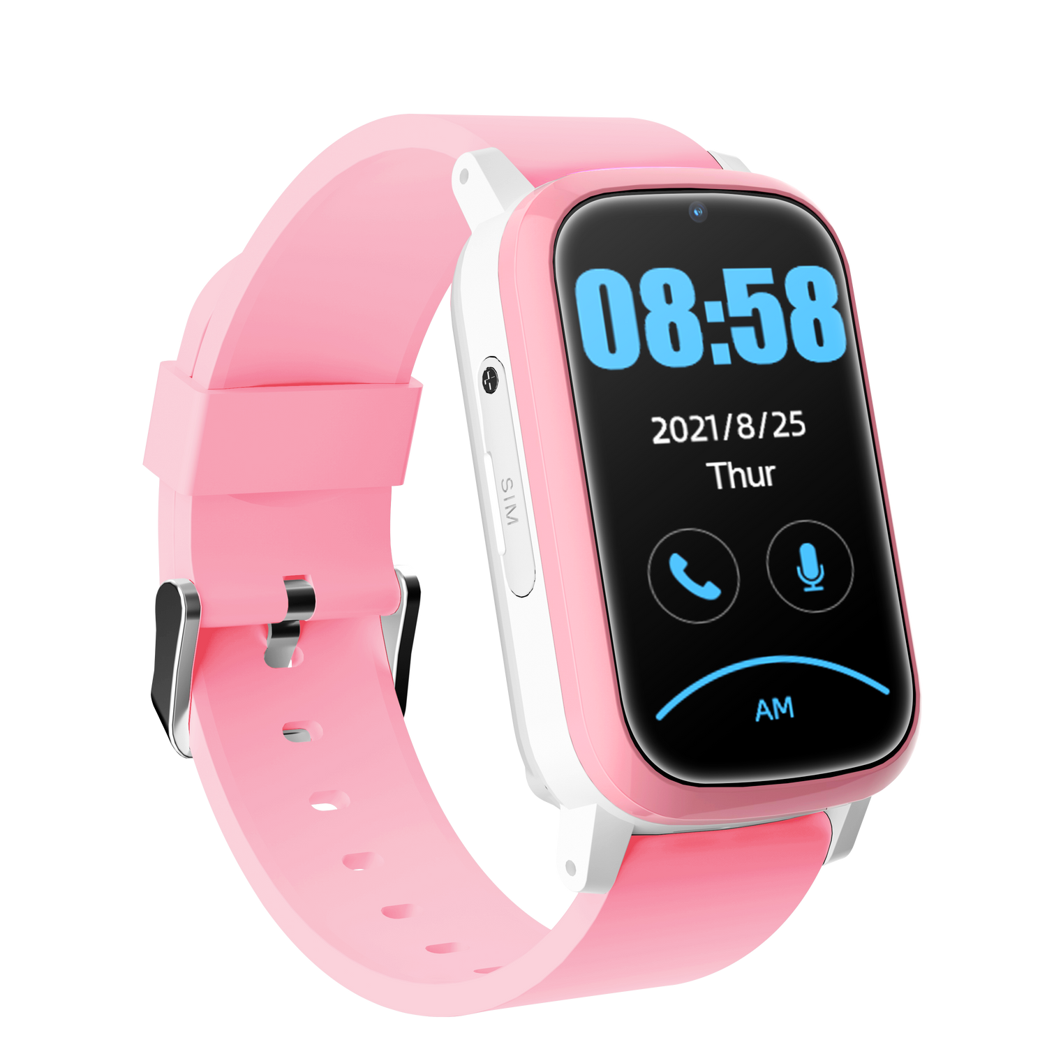 Smartwatch for Kids - video calling, gps, parent control - Pink